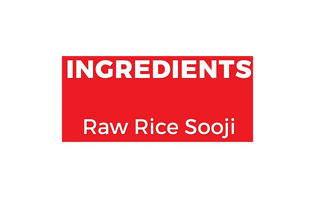 Vijay Gold Akki Tari Raw Rice Idli Upma Sooji   Pack  1 kilogram